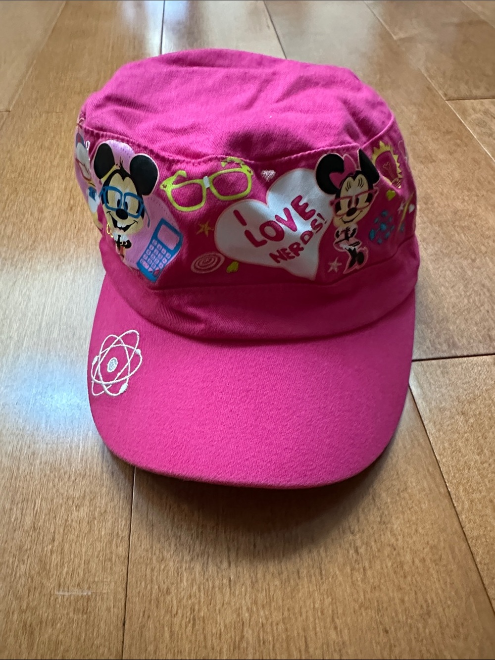 Disney Parks "I Love Nerds" Cartoon Baseball Cap